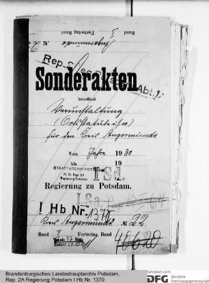 Verunstaltung. Ortsstatuten und Vorschriften gegen Verunstaltung im Kreise Angermünde