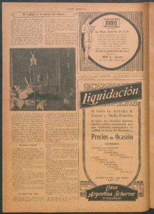 El trabajo y la salud del obrero