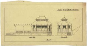 Billing, Hermann; Baden-Baden, Fremerbergstr. 6; Pavillon Parkhotel - Vorderansicht; Seitenansicht