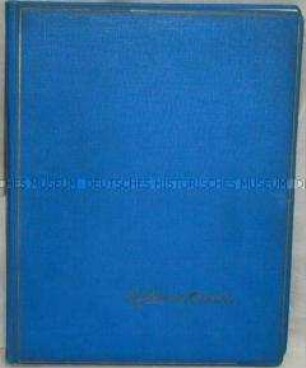 Gästebuch einer polytechnischen Lehrschau in Leipzig