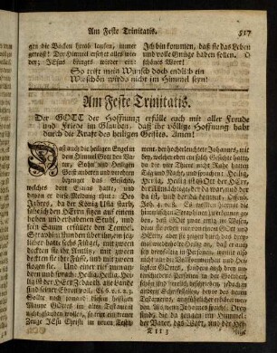 517-531, Am Feste Trinitatis