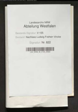 45 Briefe des Gatten Ludwig Vincke