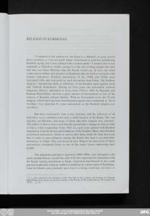 Religion In Kurdistan