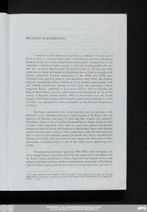Religion In Kurdistan