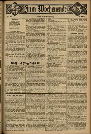 Dritte Ausgabe vom Sonntag, den 29. Oktober 1933.