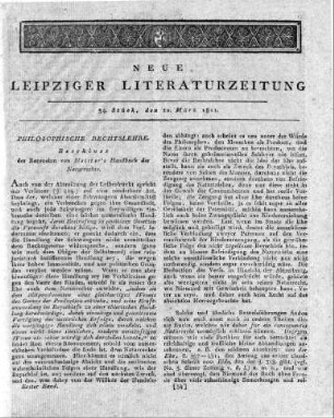 1811-03-20 : 34. Stück