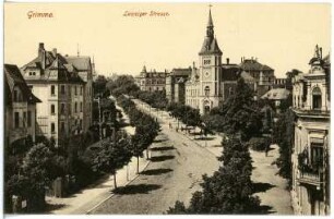 Grimma. Leipziger Straße