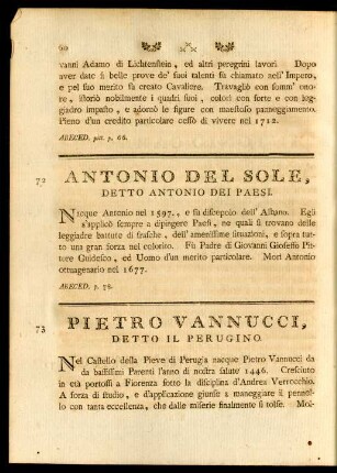 Antonio Del Sole, Detto Antonio Dei Paesi