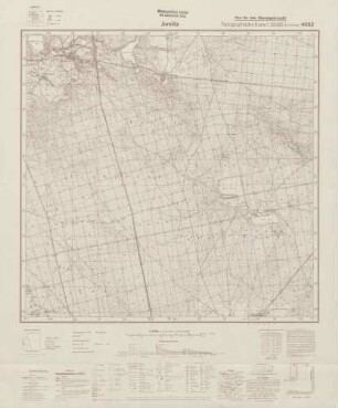 4052 Jamlitz, Topographische Karte 1:25000 (4cm - Karte)