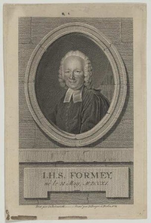 Bildnis des I. H. S. Formey