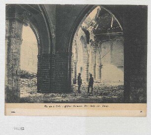 Ein neues Opfer englischer Granaten: Die Kirche von Dieppe