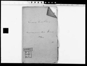 Korrespondenz des Landgrafen Ernst Ludwig mit seinem Bruder Heinrich (33 Briefe)