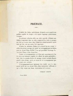 Nouvelle école de vélocité pour piano : op. 834