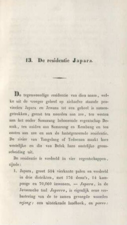 13. [12.] De residentie Japara