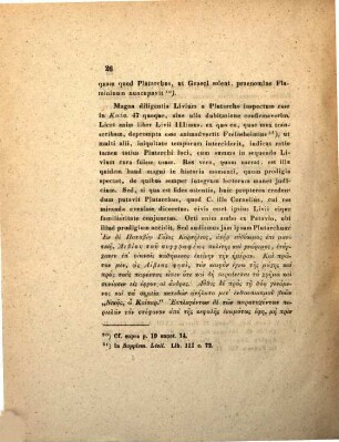 Plutarchus Livii studiosus : disputatio, 4. In Auditorio Philosophico die 14 Junii 1848