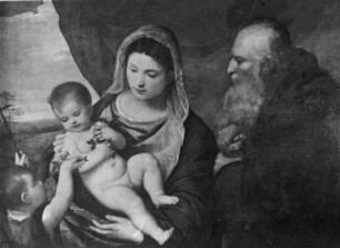 Madonna mit Kind und dem heiligen Antonius
