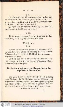 Verteilung des aus dem Unternehmen sich ergebenden Gewinnes