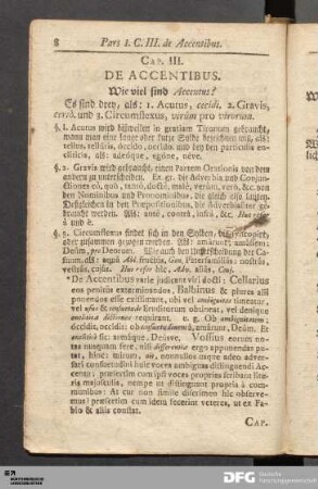 Cap. III. De Accentibus