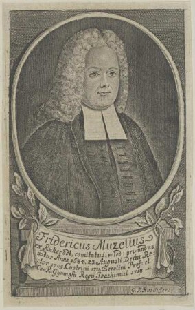 Bildnis des Fridericus Muzelius