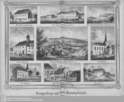 Langenberg und seine Hauptgebäude