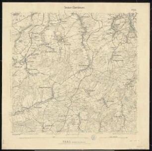 Äquidistantenkarte 124 : Section Ebersbrunn, 1888 : Section Ebersbrunn. - 1:25000. - Leipzig: Giesecke & Devrient, 1888. - 1 Kt.