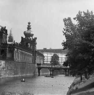 Serie zu: Dresden. Zwingerteich : Dresden-Altstadt, Zwingerteich