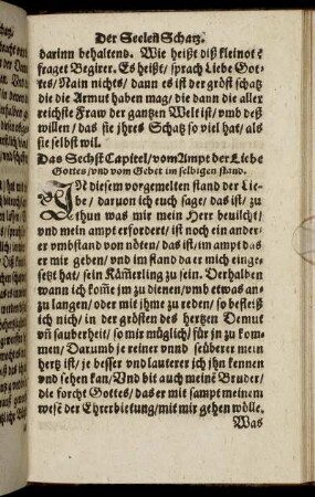 Das Sechst Capitel. - Das Zehende Capitel.