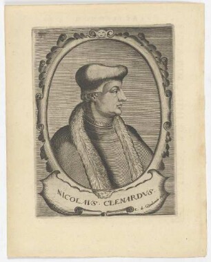 Bildnis des Nicolavs Clenardvs