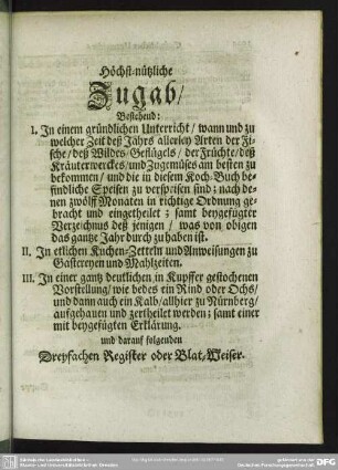 Höchst-nützliche Zugab