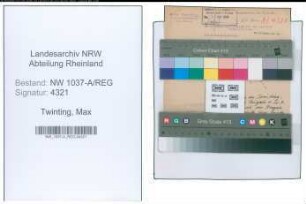 Entnazifizierung Max Twinting , geb. 00.00.0000 ()