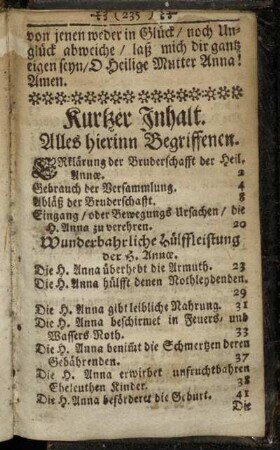 Kurtzer Inhalt.