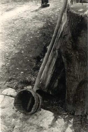 Mistkelle aus Kreckwitz : Hausrat - landwirtschaftlicher Hausrat - Geschirr. Ort: Krakecy / Kreckwitz. Mistkelle