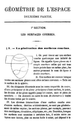 Géométrie de l'Espace. Deuxième Partie.