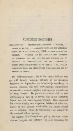 Vijftiende hoofdstuk. Verpachtingen. - Gezondheidsmaatregelen ...