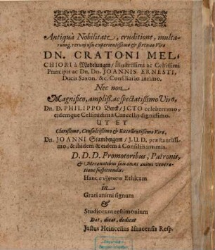 Disp. eth. IV. de causis virtutis in genere