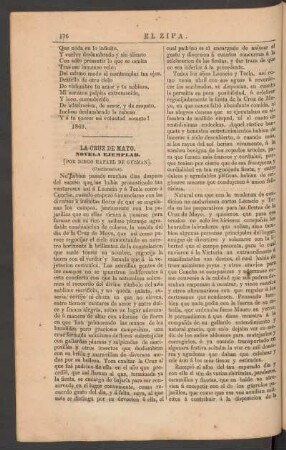 La Cruz de Mayo. - (Continuación). : Novela ejemplar.