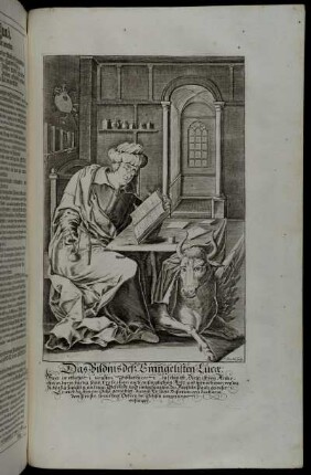 Das Bildnis deß Evangelisten Lucæ