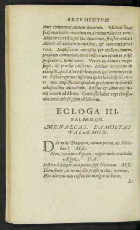 Ecloga III. Palaemon.