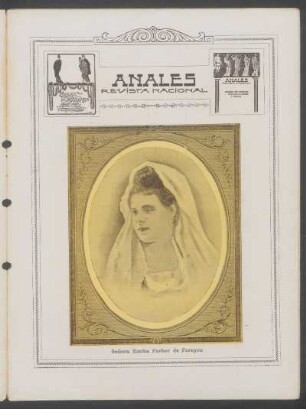 [Fotografía de] Señora Emilia Ferber de Pereyra