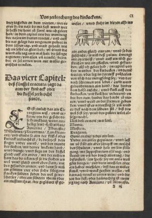 Das viert Capitel: deß fünfften tractats/ sagt da aim der kinback oder die kuffel zerbrochen seindt.