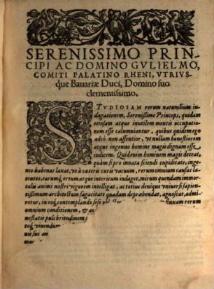 Disputatio Philosophica De Communibus Naturalium Rerum Principiis