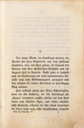 Unter dem Aequator : javanisches Sittenbild, 2. Band