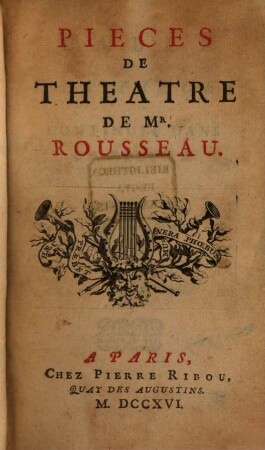 Pièces de theatre