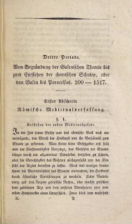 Geschichte der Heilkunde, 2