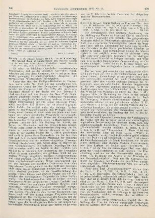 249-250 [Rezension] Morey, C. R., The Gospel Book of Landevennec (The Harkness Gospels) in the New York Public Library