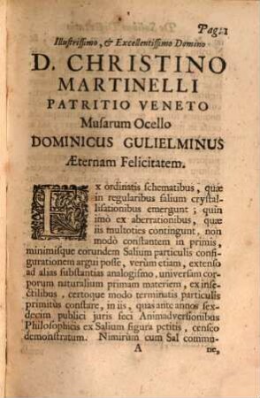De salibus dissertatio epistolaris