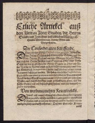 38-52, Artickel der Mährischen Zusammenkunfft.