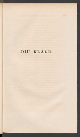 Diu Klage.