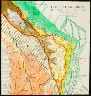 The Central Andes. Authors routes