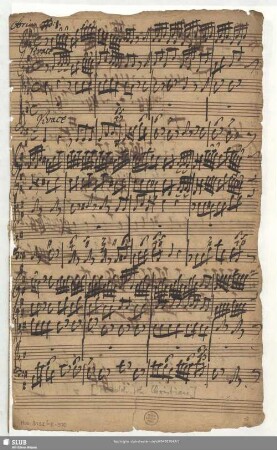 Partitur [Schreiber: Opitz, J.S.]